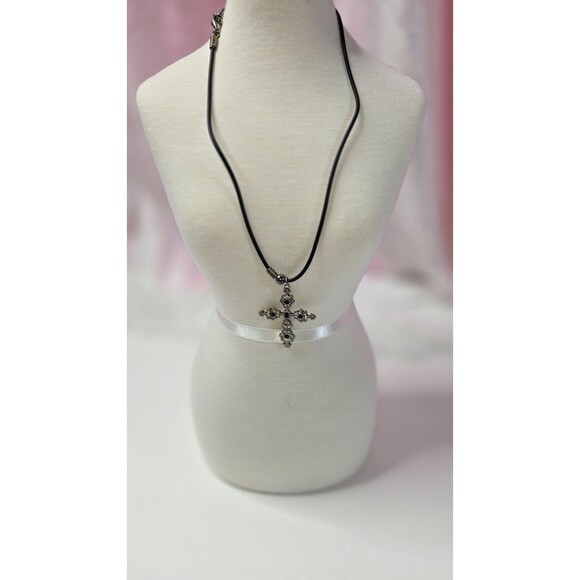 Jewelry Lot Cross Religious Crystal Theme Clean Curated Bundle Free Gift - Picture 4 of 16